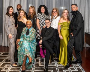 Nerissa von Helpenstill, Tyson Beckford, Cristina Graham, Bethann Hardison, Nina Garcia, Ashley Longshore, Christian Siriano, Fern Mallis, Holly Quartaro, James Aguiar