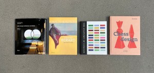 Four books among perennial bestsellers at the 7L bookstore in Paris.