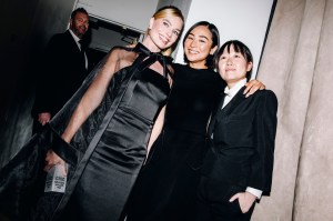 Margot Robbie, Greta Lee and Celine Song.