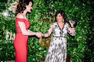 Carla Gugino and Kaouther Ben Hania