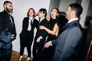 David Hinojosa, Pamela Koffler, Celine Song, Greta Lee and John Magaro