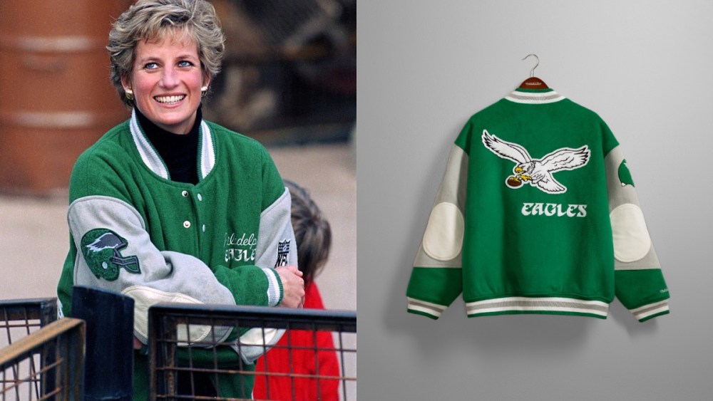 Princess Diana, Philadelphia, Eagles Jacket