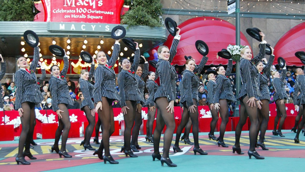 The Radio City Rockettes, Macy's Thanksgiving Day Parade, New York City.