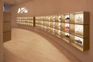 Inside the new APL store opening in Soho.