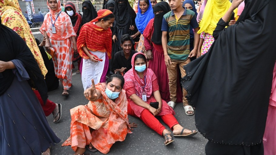 Bangladesh garment worker protest