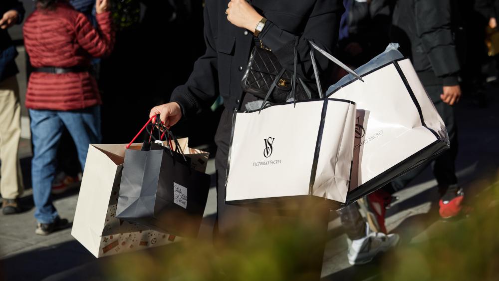 Black Friday shoppers in New York City.
