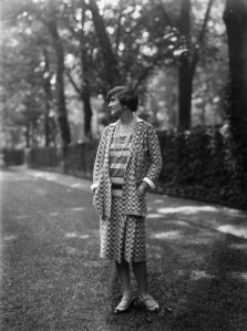 coco chanel quotes, 30th May 1929:  Designer Gabrielle 'Coco' Chanel (1883 - 1971), wearing one of her suits in the grounds at Fauborg, St Honore, Paris.  (Photo by Sasha/Hulton Archive/Getty Images)