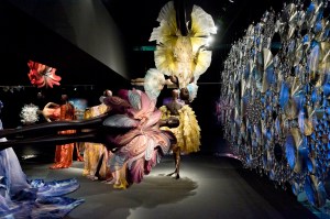 A view of the Iris van Herpen retrospective at the Musée des Arts Décoratifs in Paris.