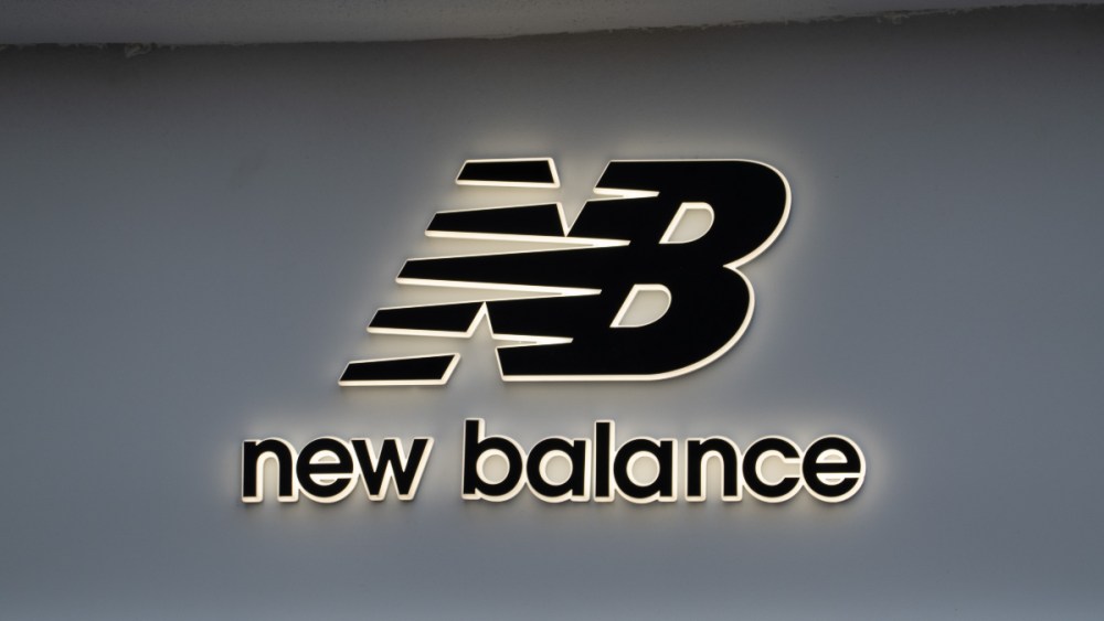 The New Balance logo.