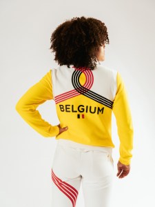 Team Belgium apparel and the Embrace graphics imagined by Fairchild.