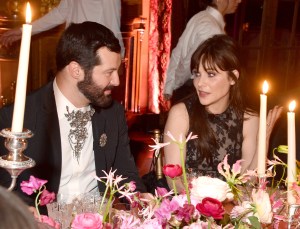 Gherardo Felloni and Zooey Deschanel