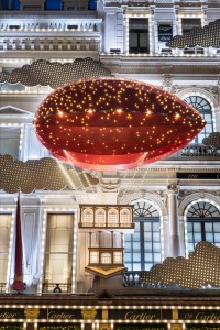 The Cartier holiday display in London.