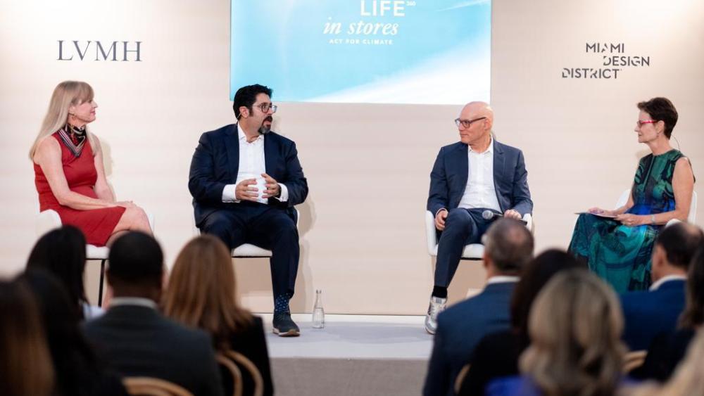 Anish Melwani, Chairman & CEO of LVMH Inc. and Craig Robins, CEO of Dacra Development at an event at The Moore in the Miami Design District.
