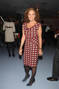 Fashion designer Diane Von Furstenberg attends her fall 2008 collection party in New York City.