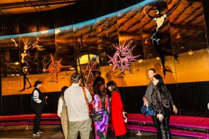 The scene at the Luna Luna: Forgotten Fantasy Opening Party.