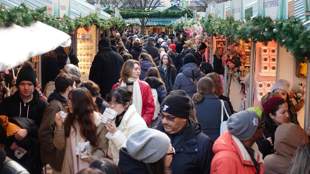 The Union Square Holiday Market in New York last December.