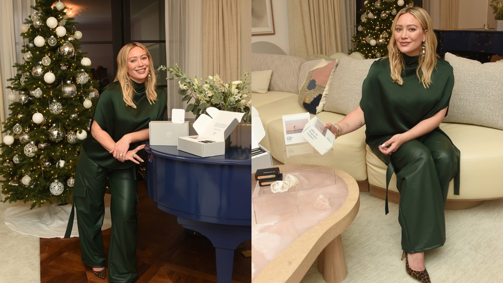 Hilary Duff,  LaPointe, celebrity style, Below 60° launch, Dec. 5, Los Angeles