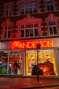 The JW Anderson holiday display in London.