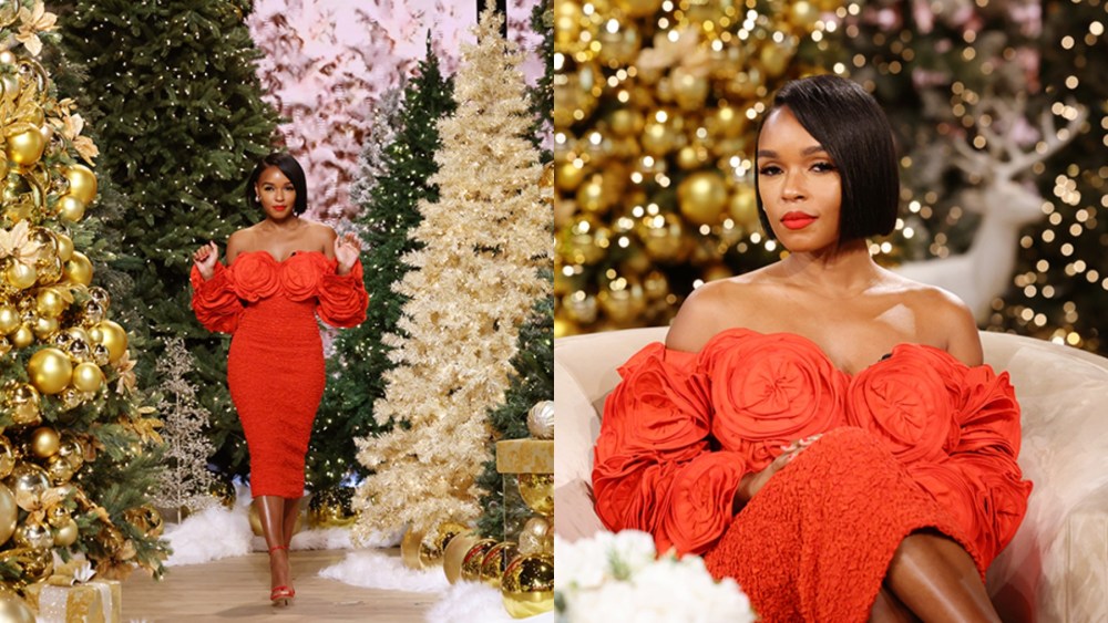 Janelle Monáe, Mara Hoffman dress, resort 2024 collection, celebrity style, The Jennifer Hudson show, Dec. 14