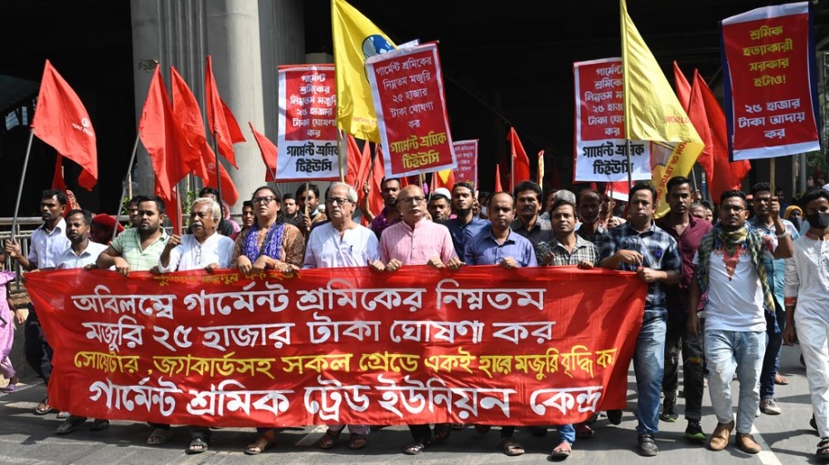Bangladesh worker protest