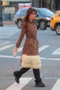 NEW YORK, NY - DECEMBER 15: Emily Ratajkowski is seen on December 15, 2023 in New York City.  (Photo by Ignat/Bauer-Griffin/GC Images)
