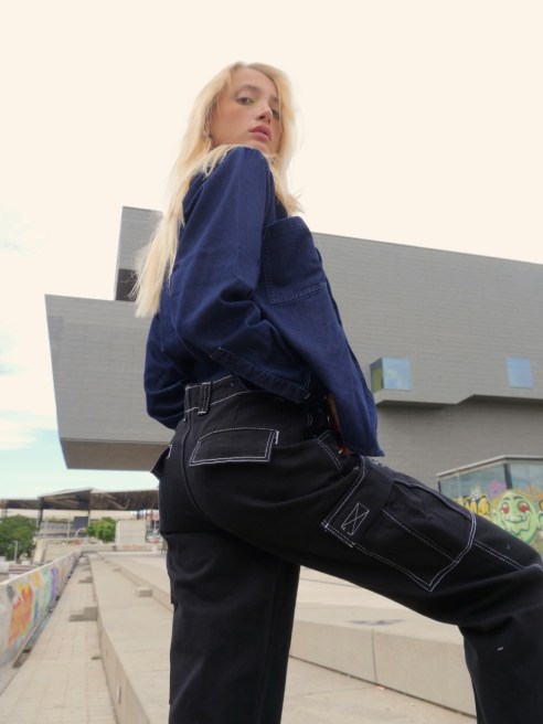 Pants dyed using Evo Black.