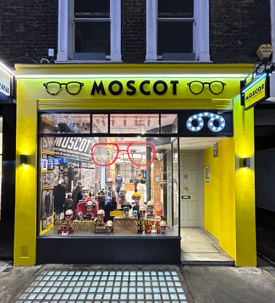 Moscot's Marylebone store