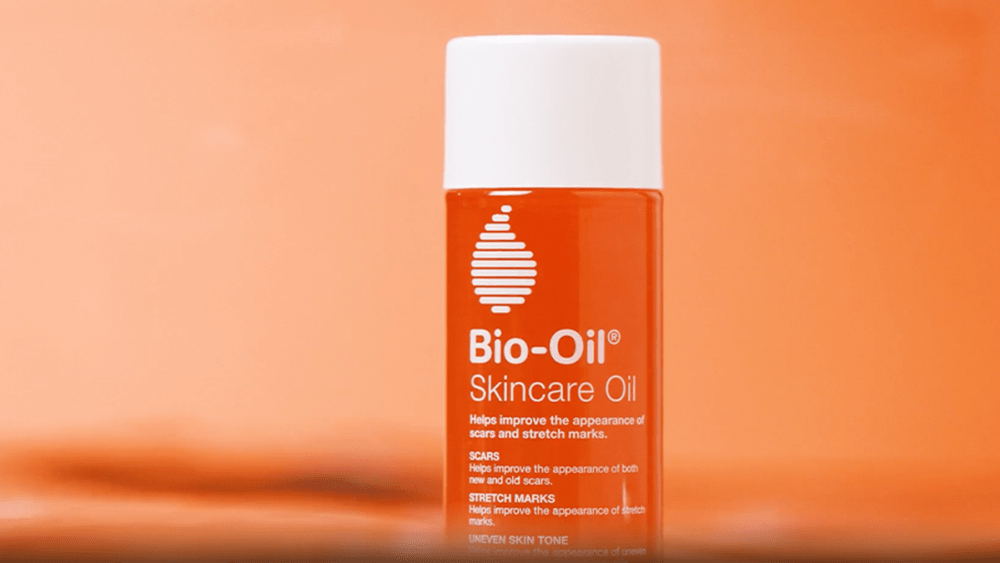 Bio Oil on an orange background