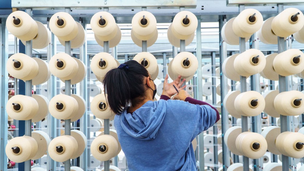 Inside the Manifattura Tessile di Nole plant.