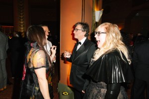 Neil Gaiman and  Kirsten Vangsness