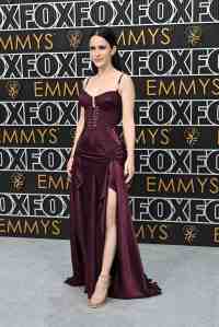 Rachel Brosnahan in Versace