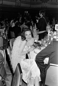 Diane von Furstenberg (C) attends the premiere of 'The Great Gatsby' at the Loews State Theatre in New York City on March 27, 1974. (Photo by Fairchild Archive/Penske Media via Getty Images)