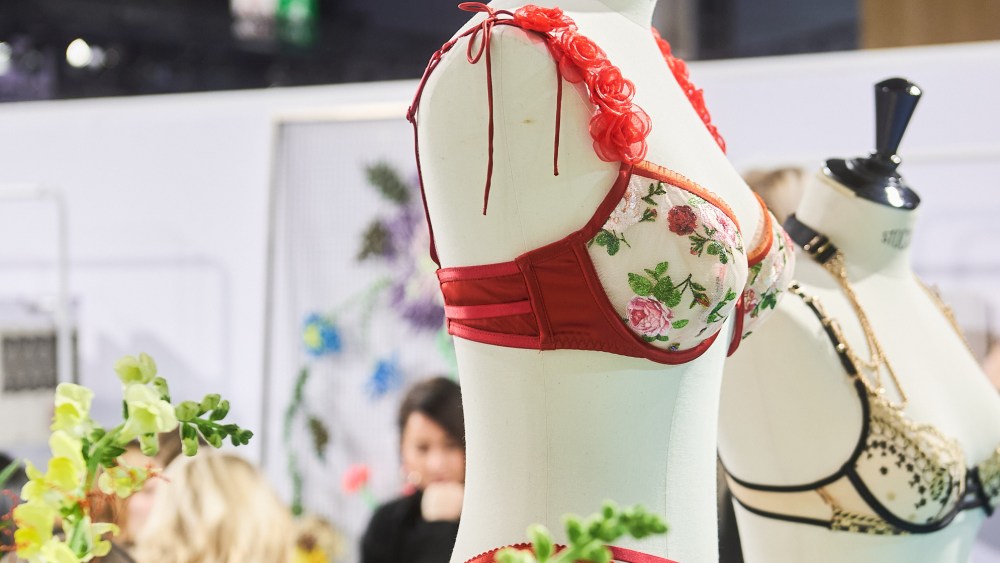 Inside the Salon International de la Lingerie.