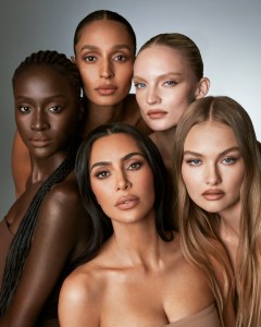 A look at Kim Kardashian’s to launch of Skkn by Kim Makeup.