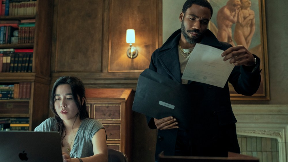 Maya Erskine, Donald Glover in 'Mr. and Mrs. Smith'