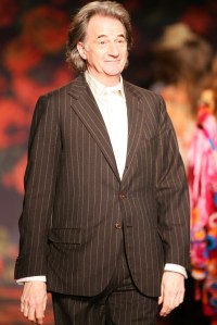 A model on the runway at the Paul Smith Fall 2005 show in London.