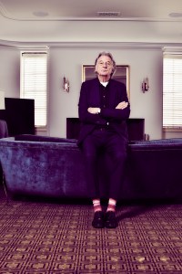 Sir Paul Smith poses for a portrait at the Penthouse of Chateau Marmont in West Hollywood, California on April 11, 2018.