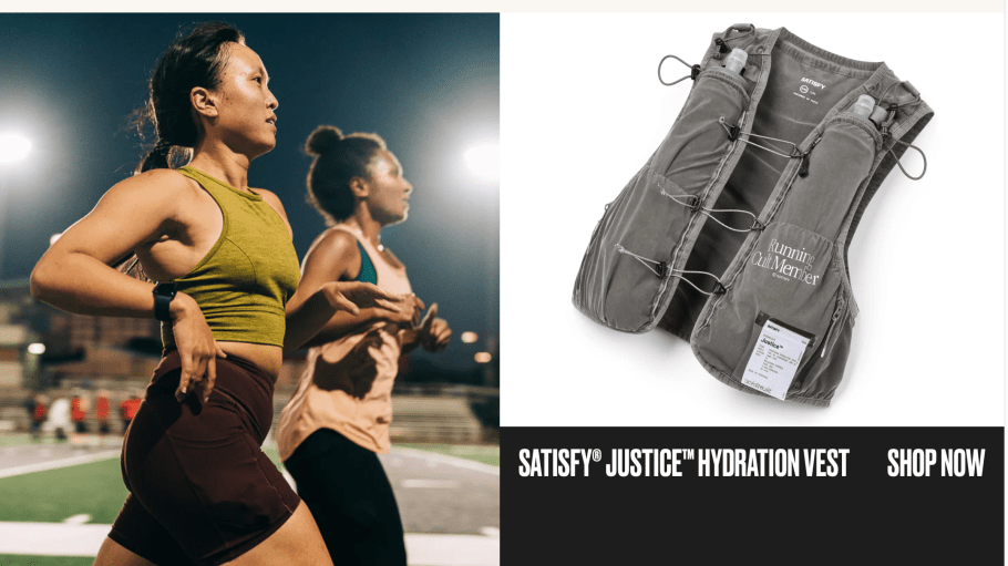 The home page of Renegade Running.