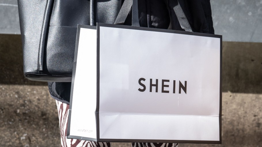 Woman carries Shein bag.