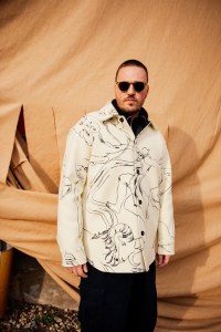 Street style at Pitti Uomo 105 in Florence, Italy.