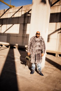 Street style at Pitti Uomo 105 in Florence, Italy.