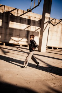 Street style at Pitti Uomo 105 in Florence, Italy.
