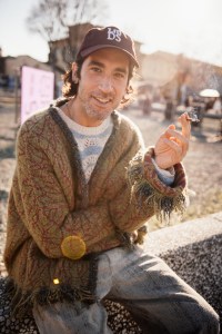 Street style at Pitti Uomo 105 in Florence, Italy.