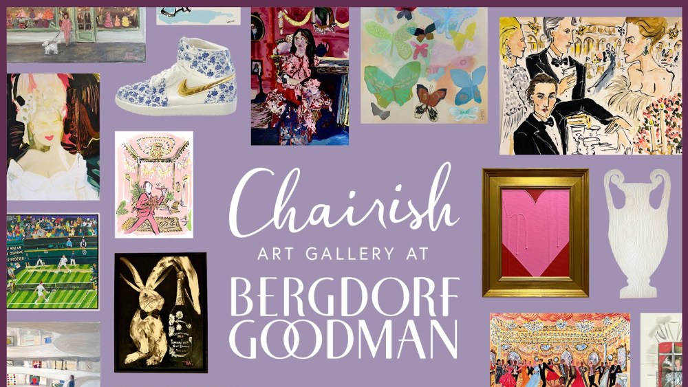 Chairish Art Gallery has once again partnered with Bergdorf Goodman.