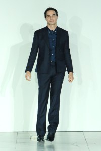 Zac Posen on the catwalk