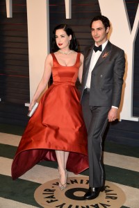 Dita Von Teese and Zac Posen