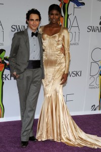 Zac Posen (L) and Sessilee Lopez attend the Council of Fashion Designers of America's 2011 Fashion Awards at Lincoln Center's Alice Tully Hall.