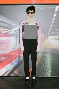 Backstage at MSGM Men's Fall 2024