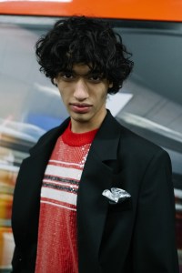 Backstage at MSGM Men's Fall 2024