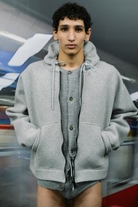 Backstage at MSGM Men's Fall 2024